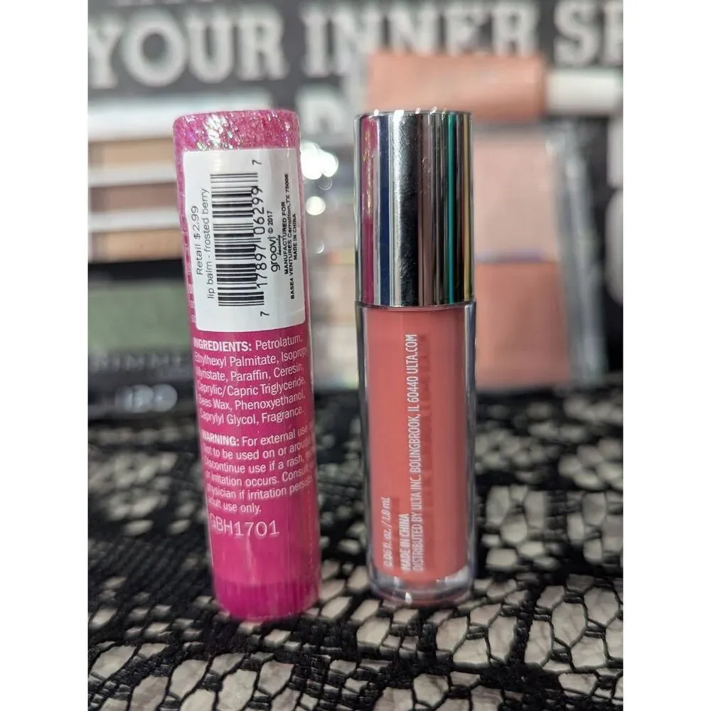 5/25 Makeup Bundle - Eyes + Lips + Glow - 7 pc total!